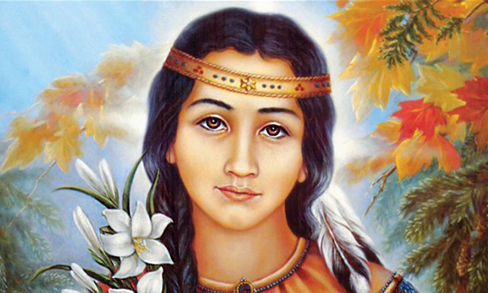 Lily of the Mohawks, Saint Kateri Tekakwitha, Feast Day July 14