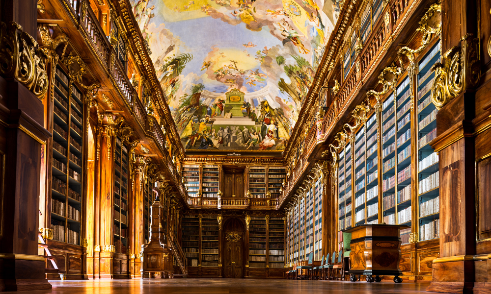 Historical library of Strahov Monastery in Prague, Philosophical Hall